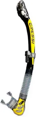 Image de Cressi Alpha Ultra Dry - tuba sec, Couleur:jaune
