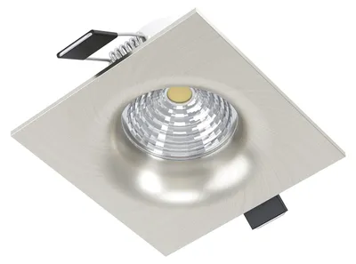 Produktbild von EGLO Saliceto, Einbaustrahler, Nicht austauschbare(s) Leuchtmittel, 1 Glühbirne(n), LED, 2700 K, Satinierter Stahl