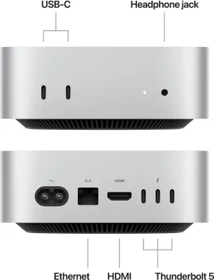 Produktbild von Apple Mac Mini M4P 14/20/16 64Gb 1Tb 10Gb Ethernet (Z1Jv-In57)