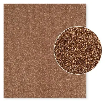 Produktbild von Plottermarie Plotterfolie Mega Glitter für kreative Veredelungen – Plotterfolie für Textildruck, T-Shirts, Baumwolle, Polyester, DIY & Spezialeffekte 32 x 50 cm - 978 Light Brown