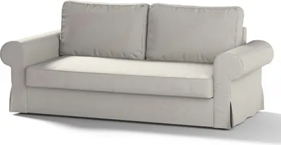Produktbild von Dekoria Bezug für Backabro 3-Sitzer Sofa ausklappbar, hellgrau , Bezug für Backabro 3-Sitzer Sofa
