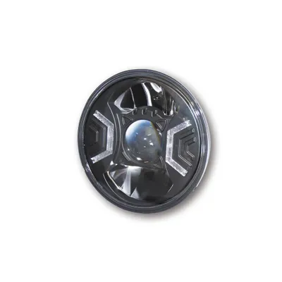 Produktbild von HIGHSIDER pro 7 Zoll Hauptscheinwerfereinsatz Typ 2 LED Schwarz E- (1Stck)