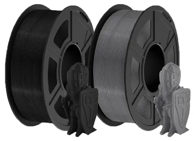 Immagine prodotto di Filamento per stampante 3D, materiale PLA, compatibilità versatile, PLA BKGY