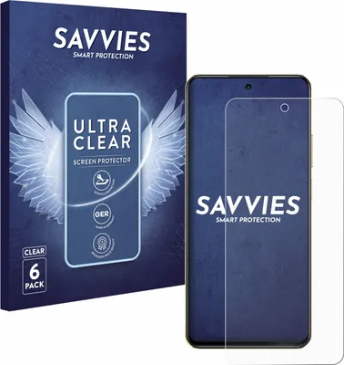Produktbild von 6x Für realme C75 Schutzfolie Savvies Displayschutz Display Schutz Folie Klar Transparent