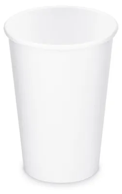 Produktbild von 500x Heiß- und Kaltgetränkebecher Pappbecher weiß 250ml 330ml Ø 80mm,.