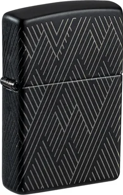Produktbild von Zippo Benzin-Feuerzeug black gelasert Abstract Lines 60007393, unbefüllt