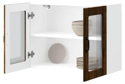 Produktbild von Küchen-Hängeschrank mit Glastür