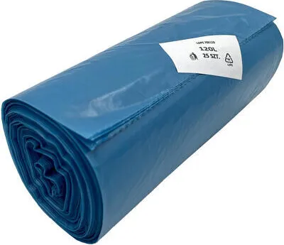 Produktbild von 125x Müllsäcke 120 Liter 70 x 110 cm LDPE blau
