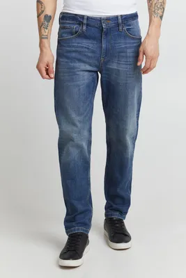 Produktbild von BLEND BHThunder Herren Jeanshose Hose Denim Jeans mit Gürtelschlaufen Eingrifftaschen Baumwollmischung Regular fit