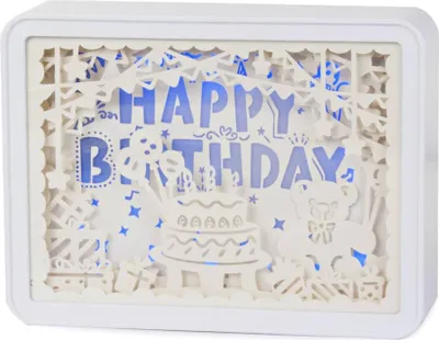Zdjęcie produktu dla Verk 24185 Tablica LED z podświetleniem Happy Birthday