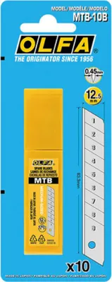 Produktbild von OLFA 10 Klingen MTB-10B für Cutter CS-5