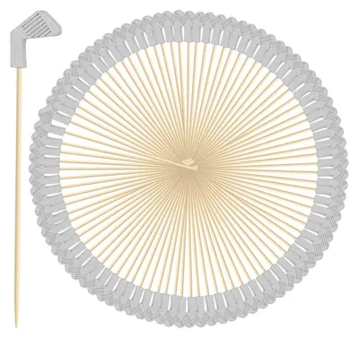 Zdjęcie produktu dla Drewniane wykałaczki do przekąsek, 14 cm