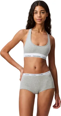 Produktbild von Calvin Klein Damen BH Bralette Unlined Sport, Grau (Grey Heather), L