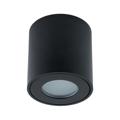 Produktbild von Badezimmer- Deckenleuchte Deckenspot KLARS Black IP44 GU10 schwarz EDO777339 EDO