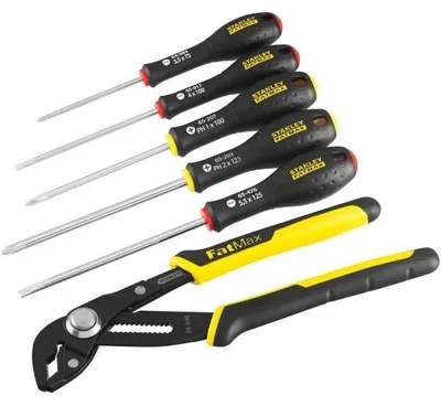 Productafbeelding van Stel van 5 Fatmax schroevendraaiers met tang.