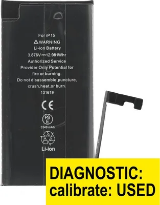 Produktbild von Kompatibel Diagnostic Ersatzakku Akku Batterie Battery 3349 mAh für Apple iPhone 15 A3090, A2846 & Werkzeug