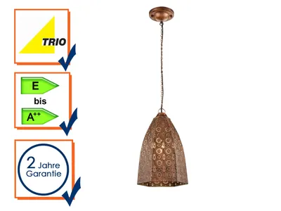 Produktbild von Trio Irene Pendelleuchte kupfer antik vintage 302300162