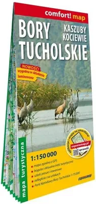 Zdjęcie produktu dla Mapa turystyczna Bory Tucholskie Kaszuby Kociewie Comfort!