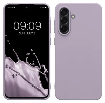 Produktbild von kwmobile Handyhülle für Samsung Galaxy A56 5G Hülle - TPU Case - Kabelloses Laden - Schutzhülle Cover in Lavendel