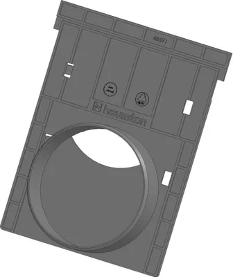 Produktbild von HAURATON RECYFIX Stirnwand mit Auslauf 5x160x200mm PRO