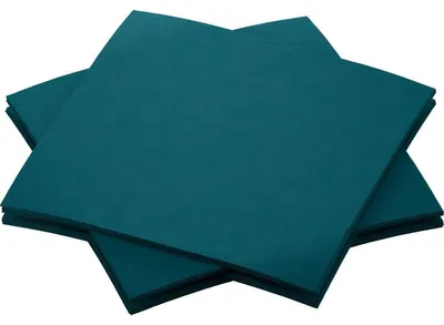 Produktbild von 16x -Dunisoft-Servietten 20 x 20 cm   ocean teal | Packung (180 Stück)