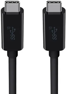Produktbild von BELKIN USB 3.1 SuperSpeed+ Kabel, USB-C auf USB-C, bis zu 10 GBit-s, 3A, 1m, schwarz