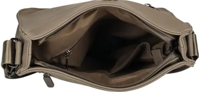 Produktbild von Damen Tasche Schultertasche Umhängetasche Crossover BagHandtasche Taupe