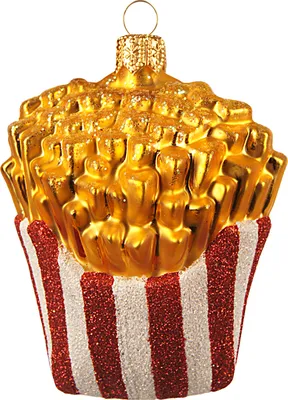 Produktbild von Christbaumkugel Figuren Essen, Auswahl:Mini Pommes 6cm