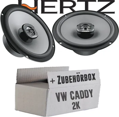 Produktbild von Lautsprecher Boxen Hertz X 165 - 16,5cm Koax Auto Einbauzubehör - Einbauset passend für VW Caddy 2K Life Front - justSOUND