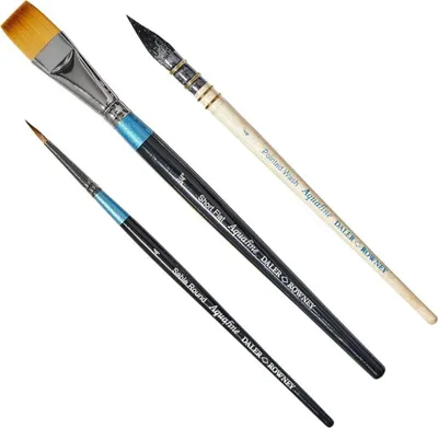 Obrázek produktu pro Daler Rowney Aquafine Sada štětců 3 ks