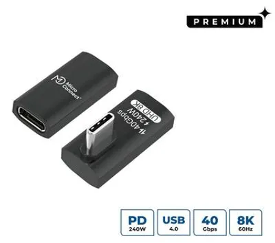 Zdjęcie produktu dla Microconnect USB4-CCFAS-240W, 0 m, USB C, USB C, USB4 Gen 3x2, Czarny