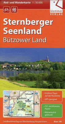 Obrázok produktu pre Sternberger Seenland 1 : 50 000 Cyklistická a turistická mapa