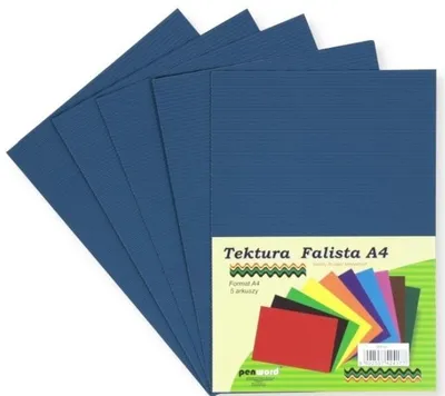Produktbild von A4-Wellpappe, indigoblau, 5 Stück – Penword