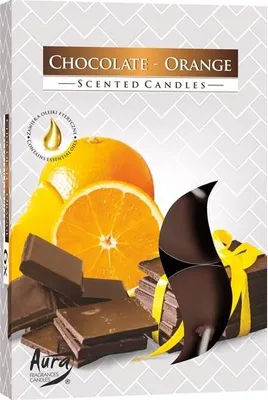 Image de Bispol, Chaufferettes parfumées au chocolat et à l'orange, 6 pièces