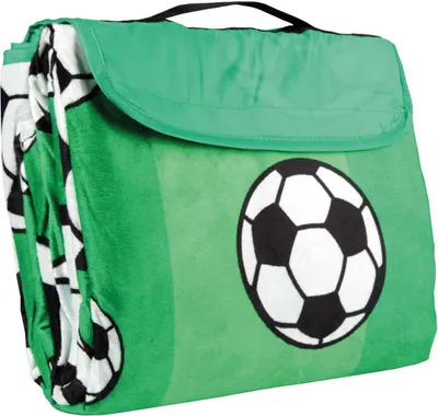 Produktbild von Picknickdecke mit Fotodruck in 100x70cm, Motiv: Fußball
