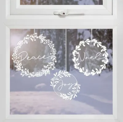 Produktbild von Landhaus Weihnacht Kranz Fensterdeko