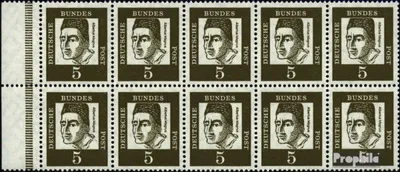 Produktbild von Briefmarken BRD (BR.Deutschland) 1965 Mi Hbl12b postfrisch