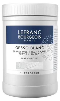 Productafbeelding van Gesso primer wit - 1000 ml - Universele primer voor acrylverf