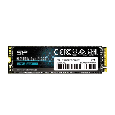 Image de Silicon Power SSD 2TB M.2 PCI-E Ace A60 Gen 3x4 NVMe