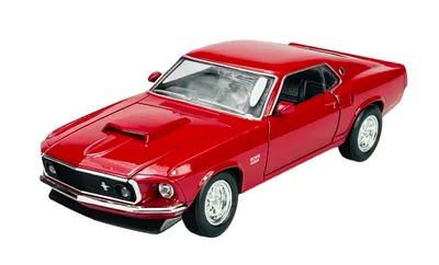 Produktbild von Welly 1969 Ford Mustang Boss 429 Rot Maßstab 1:24 Modellauto 24067