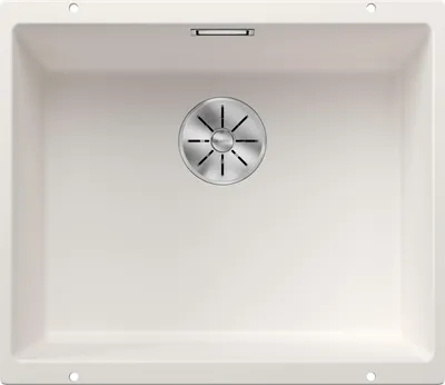 Produktbild von BLANCO SUBLINE 500-U, Schrankwaschbecken, Silgranit, Weiß, 60 cm, Deutschland