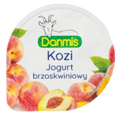 Obrázek produktu pro Kozí jogurt s broskvemi Danmis 125 g