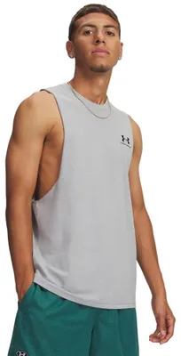 Immagine prodotto di Canotta Under Armour UA con taglio sul petto sinistro - color acciaio chiaro melange, taglia: XS