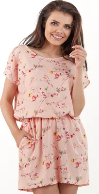 Immagine prodotto di Abito floreale da donna Awama Lisad A231 rosa L/XL