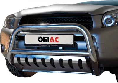 Immagine prodotto di Barra di protezione paraurti anteriore per Toyota RAV4 2006-2010 con ABE in acciaio inox argento