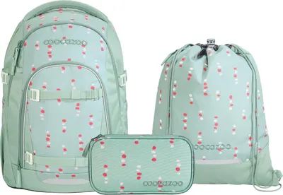 Produktbild von Coocazoo, Schulrucksack-Set MATE Dancing Dots 3-teilig