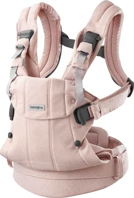Produktbild von BabyBjörn Babytrage Harmony Woven Mélange Hellrosa