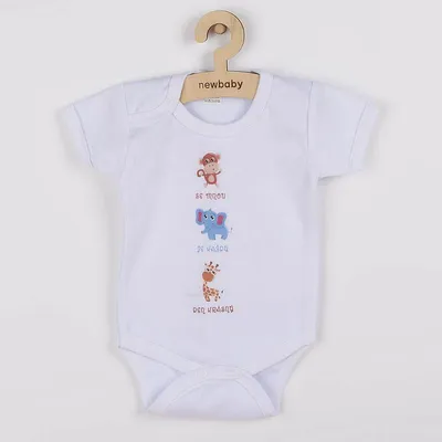 Imagen del producto de Body con estampado "New Baby... ¡Que tengas un buen día!", talla 50
