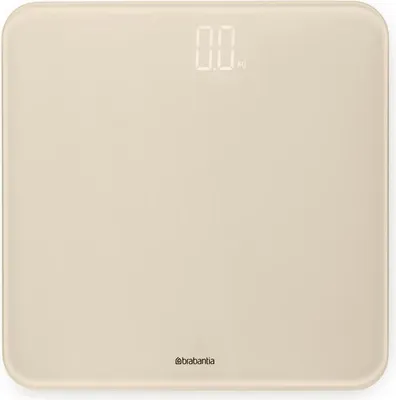 Imagen del producto de Báscula digital para baño, color beige claro (ReNew)
