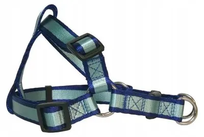 Image de NOBLEZA, harnais réglable pour chien, couleur bleu, tour de poitrine 50-70 cm